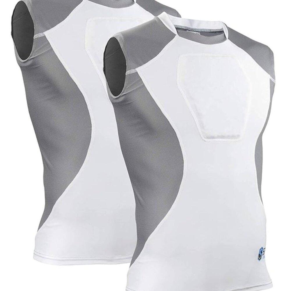 SPORTS UNLIMITED | Diamond Shield Youth Baseball Sternum Guard Shirt | Size: L